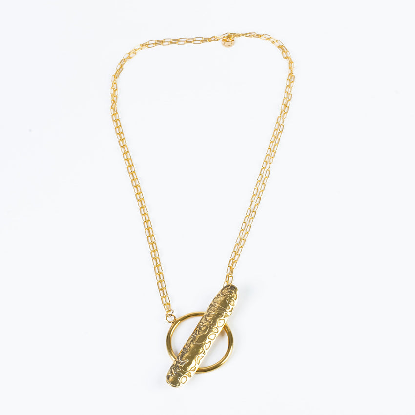 SURREAL ILLUSION NECKLACE GOLD