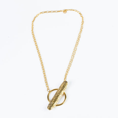 SURREAL ILLUSION NECKLACE GOLD