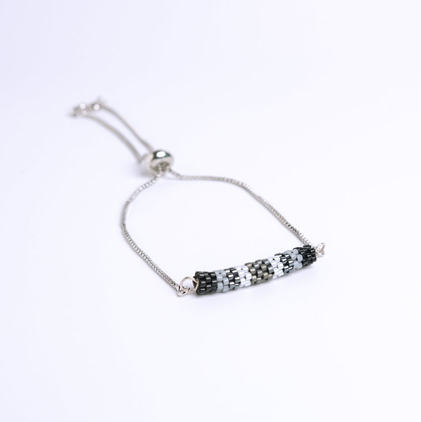 MIDNIGHT MOSAIC BRACELET SILVER