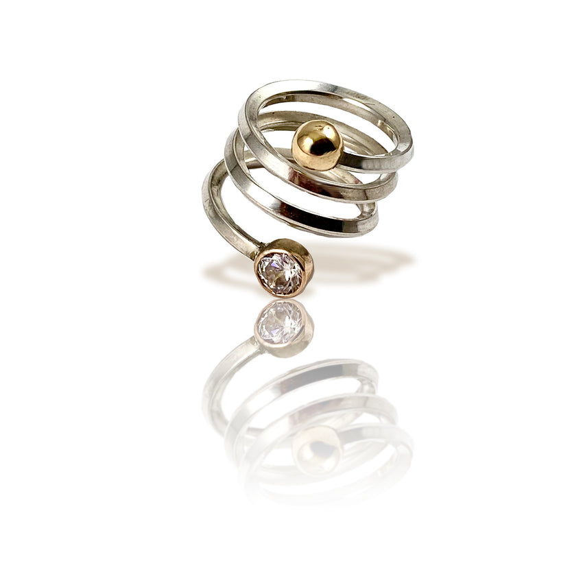 Emilia A Touch Of Gold Collection Ring